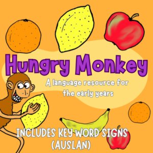 Hungry Monkey language resource with AUSLAN signs.