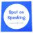 Spot on Speaking logo, Love and Reilly, 2009.