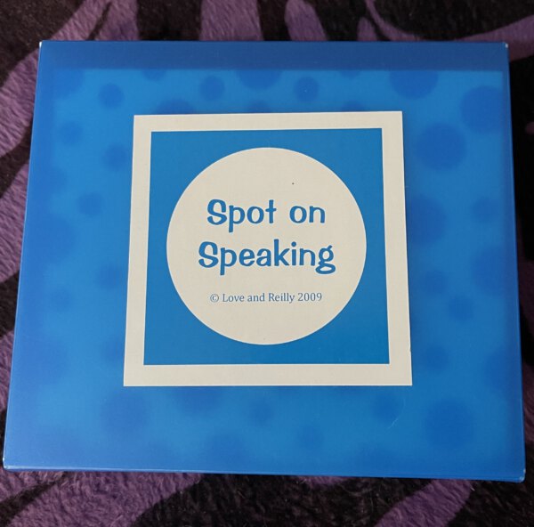 Box Set: 'Spot on Speaking' game.